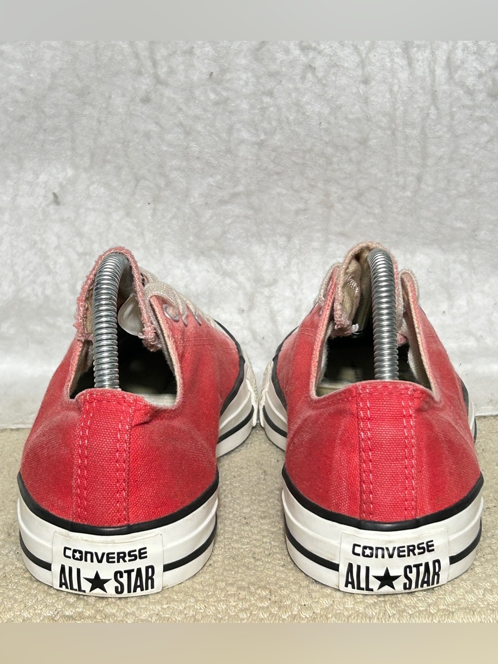 Converse Unisex Coral All Stars Classic Low Top Sneakers Shoes SZ M 8 W 10 - Picture 4 of 11